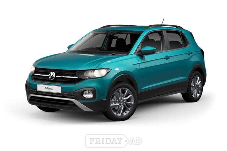 VOLKSWAGEN T-CROSS ESTATE 1.0 TSI 110 Black Edition 5dr DSG Lease Deals in Motherwell