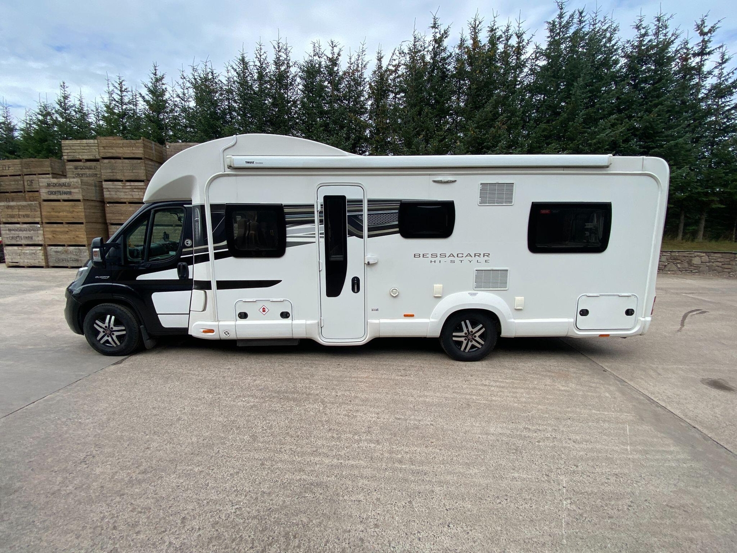 Swift Bessacarr Hi-Style 596 Located in Perthshire Scotland Aberdeen
