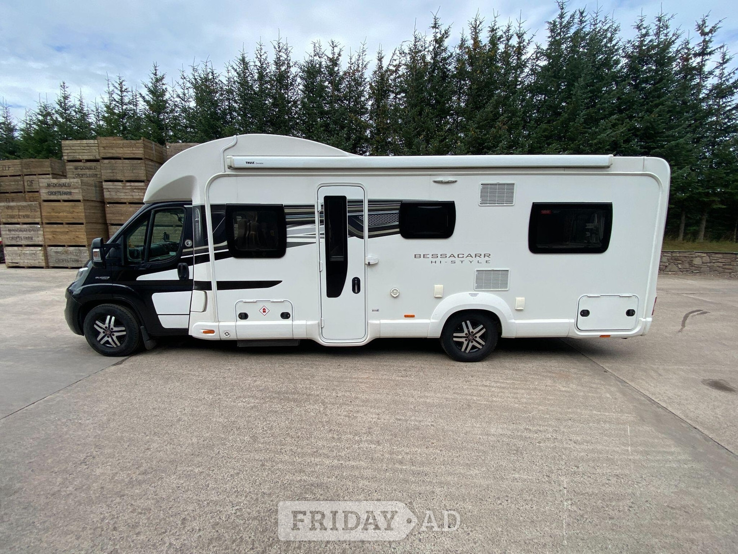 Swift Bessacarr Hi-Style 596 Located in Perthshire Scotland Aberdeen