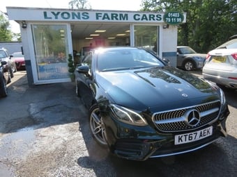 2018 Mercedes-Benz E CLASS 2.0 E220d AMG Line Coupe 2dr Diesel G-Tronic+ Euro 6 (s/s) (194 ps) Automatic AMG BODYSTYLING + HEATED SEATS