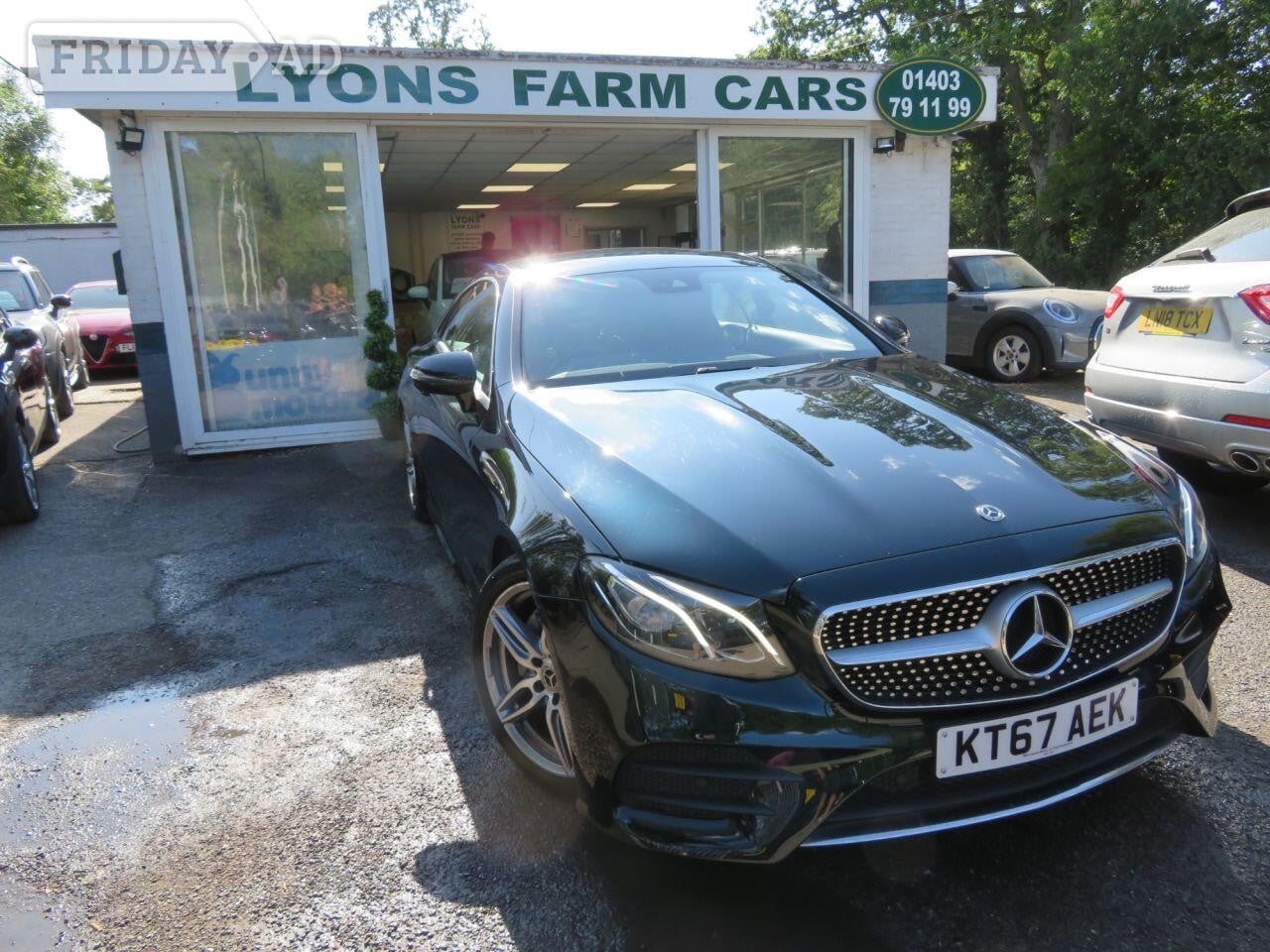 2018 Mercedes-Benz E CLASS 2.0 E220d AMG Line Coupe 2dr Diesel G-Tronic+ Euro 6 (s/s) (194 ps) Automatic AMG BODYSTYLING + HEATED SEATS in Horsham