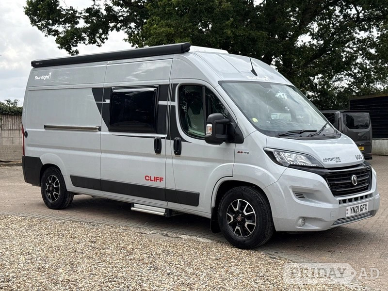 Sunlight Cliff 600 Adventure, (2021)  Campervan for sale in Halstead