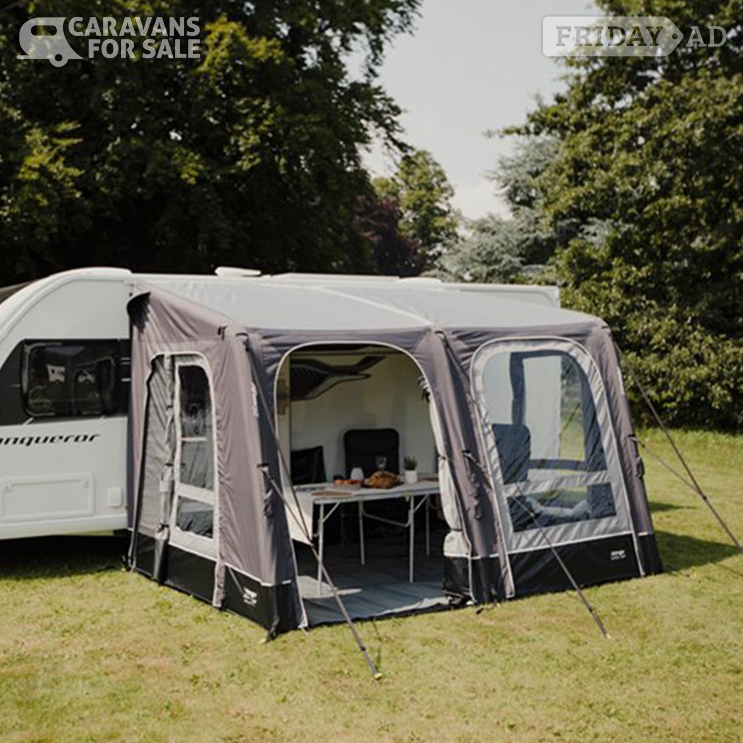 As New Vango Balletto Pro Shield 330 Air Awning  in Chorley