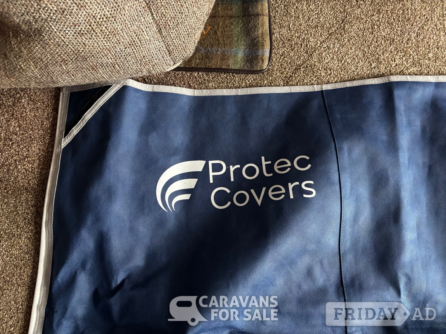 Pro tech tailored front caravan towing cover