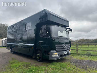 Prime 4 horse, rear ramp Mercedes-benz Horsebox