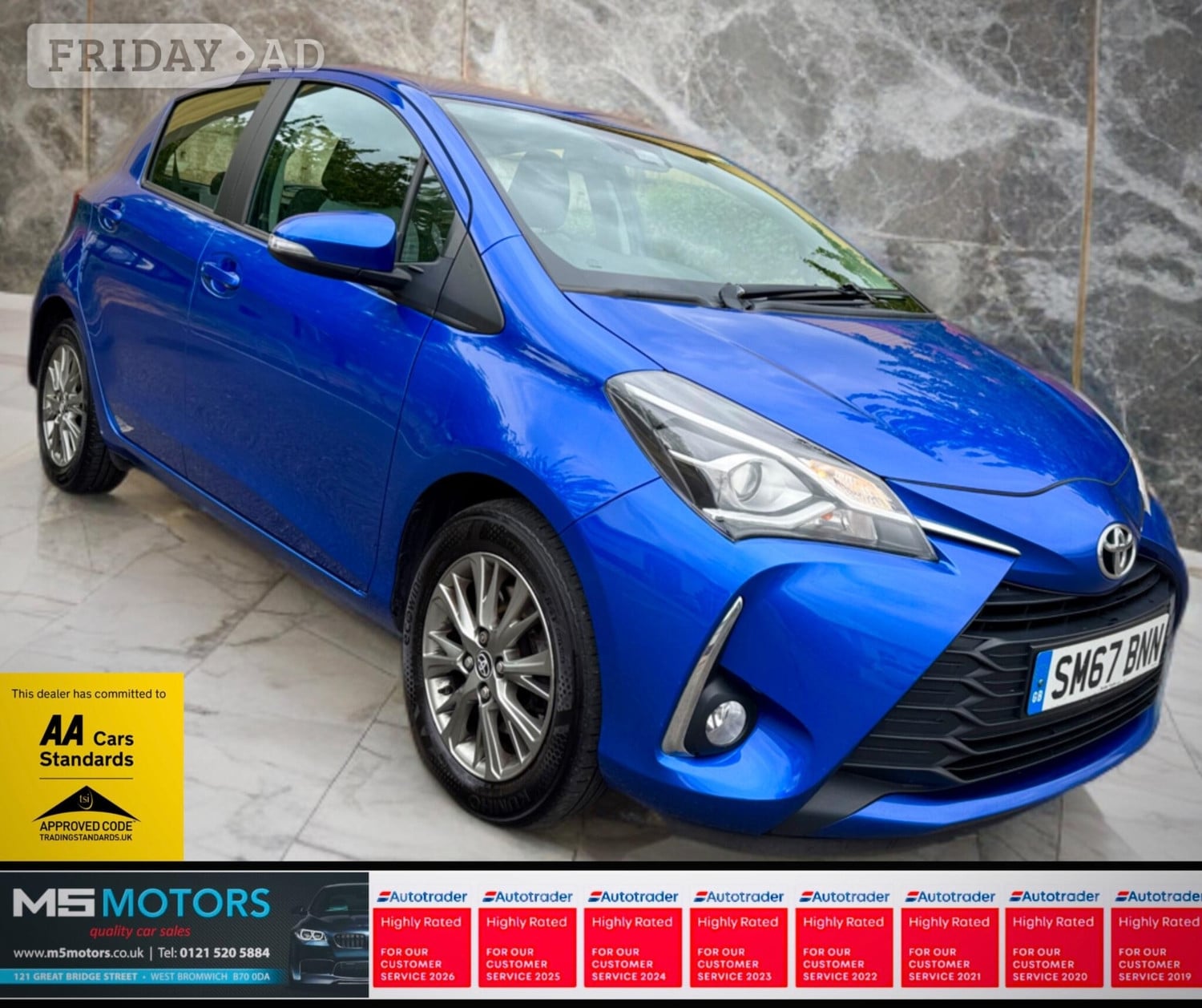 Toyota Yaris 2017 in West Bromwich