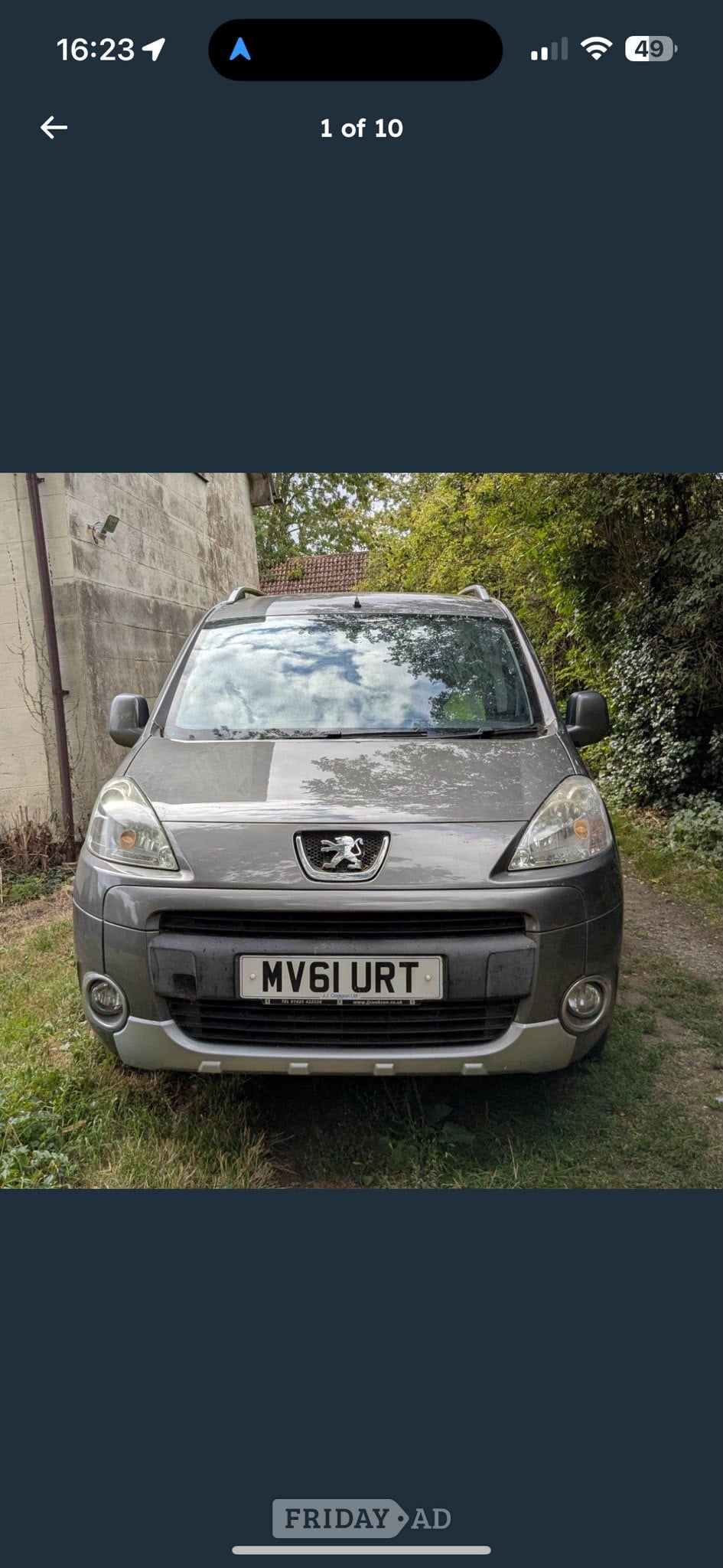 Peugeot Partner Tepee 2011 in Colchester