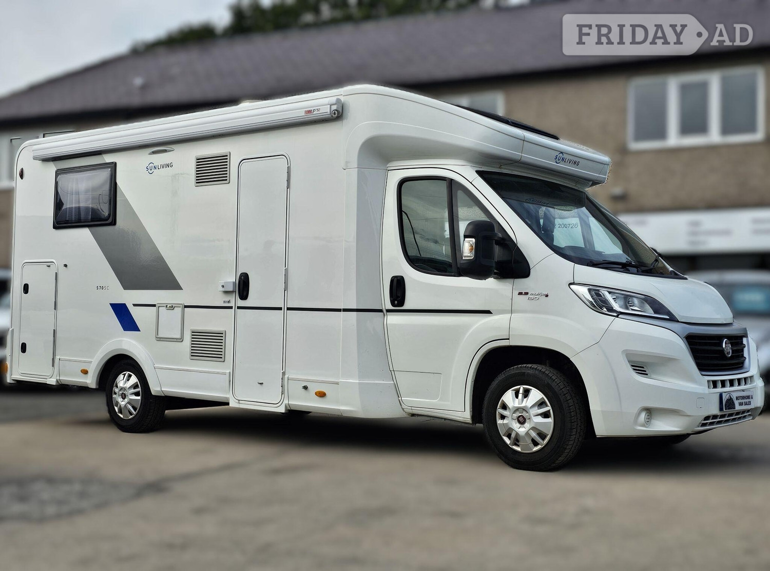 Sun Living S-Series S70SC AUTOMATIC 5 Berth Low Profile Coachbuilt Motorhome ISLAND BED - Wi-Fi Halifax