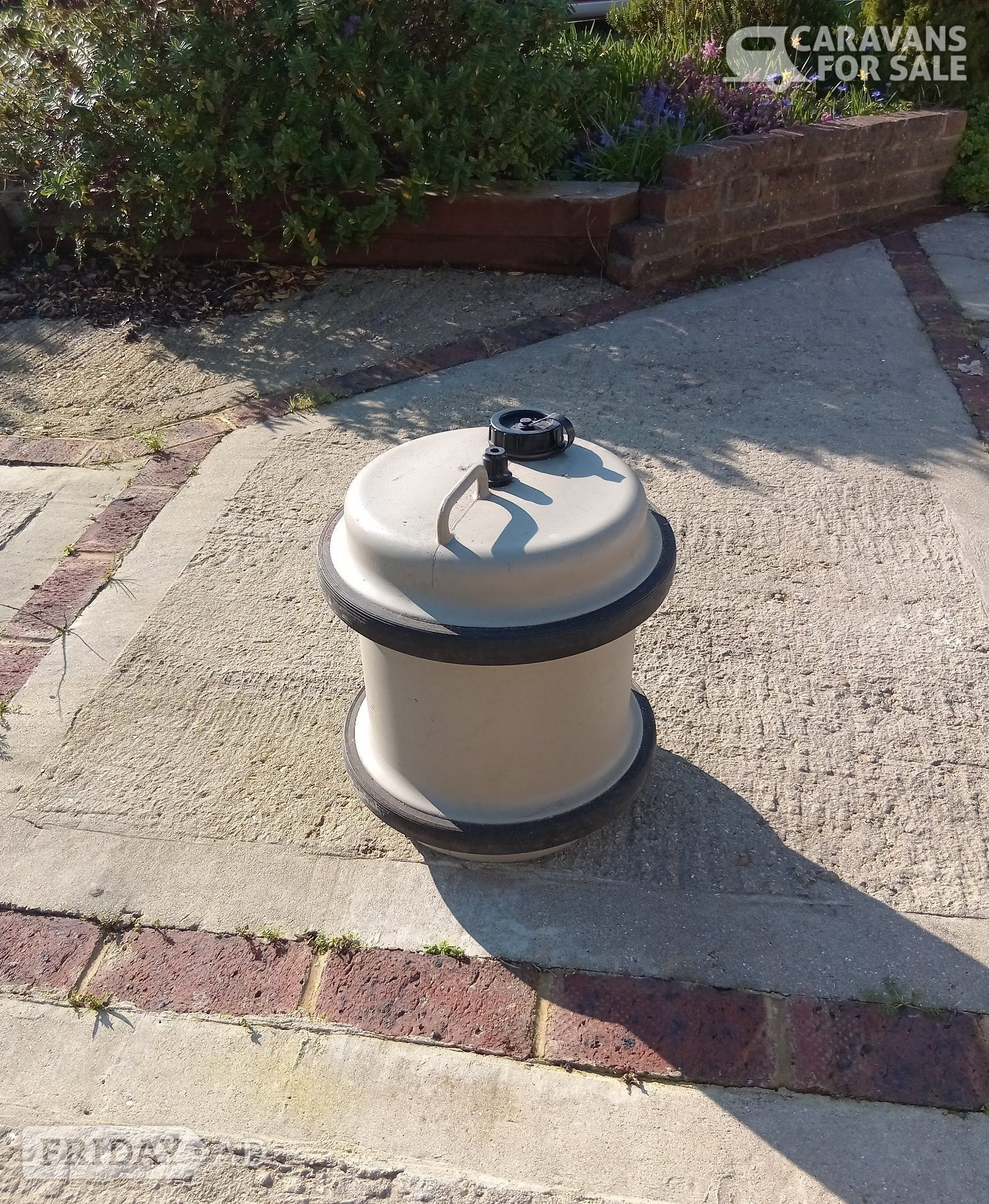 Aquaroll water container with handle in Lancing