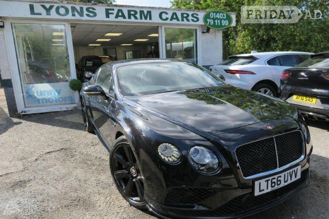 2016 Bentley CONTINENTAL 4.0 V8 GT S Coupe 2dr Petrol Automatic 4WD Euro 6 (528 ps) Four Wheel Drive 21" LIMITED ALLOYS + MULLINER SPEC in Horsham
