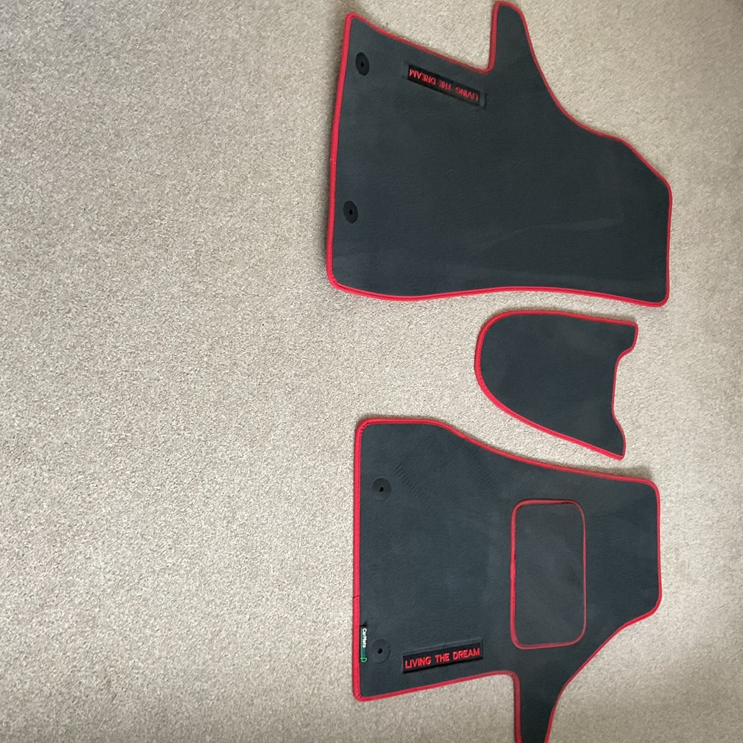Front campervan mats