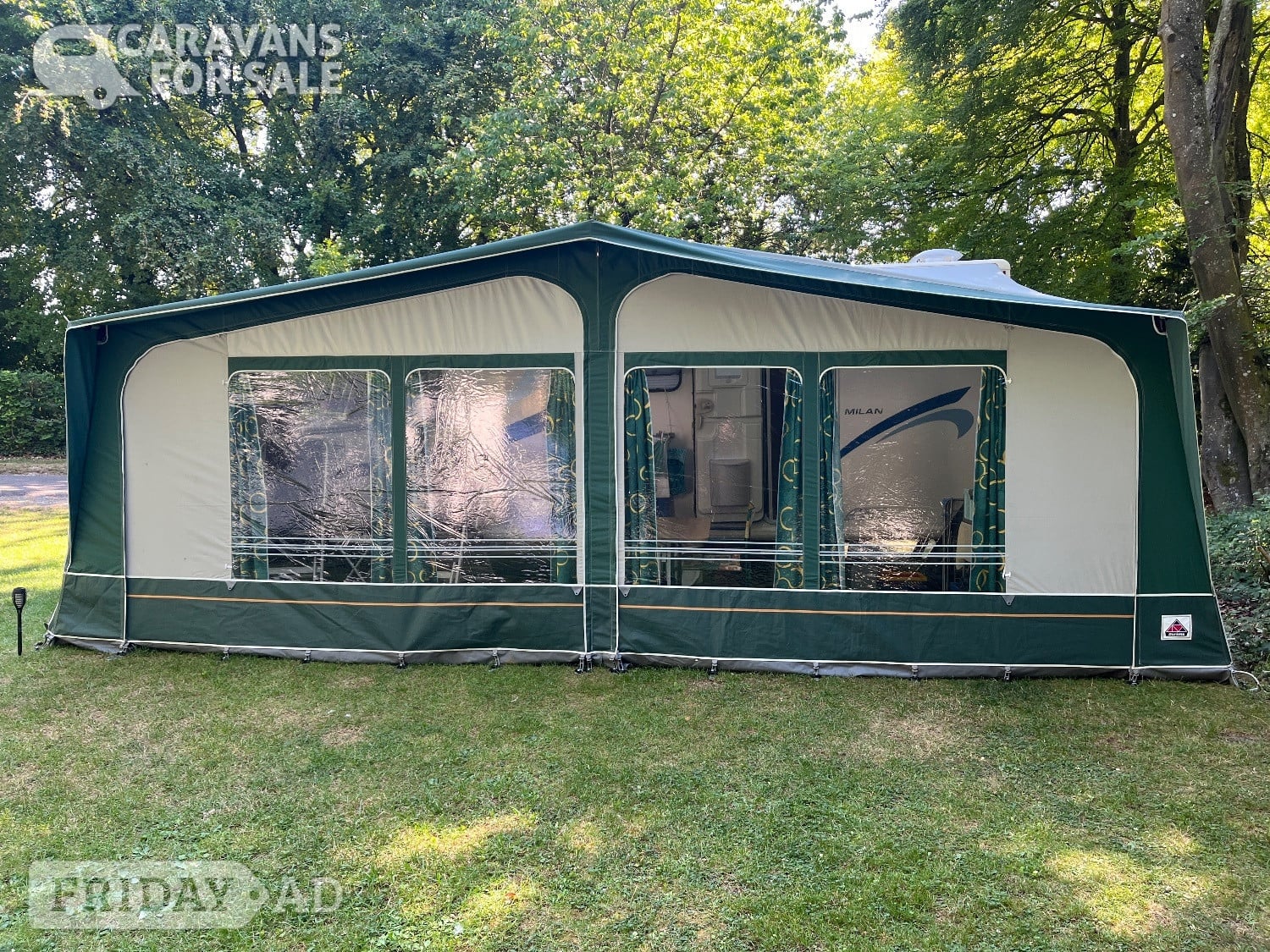 Dorema Daytona awning size 16 with IXL fibreglass poles in Bishop's Stortford