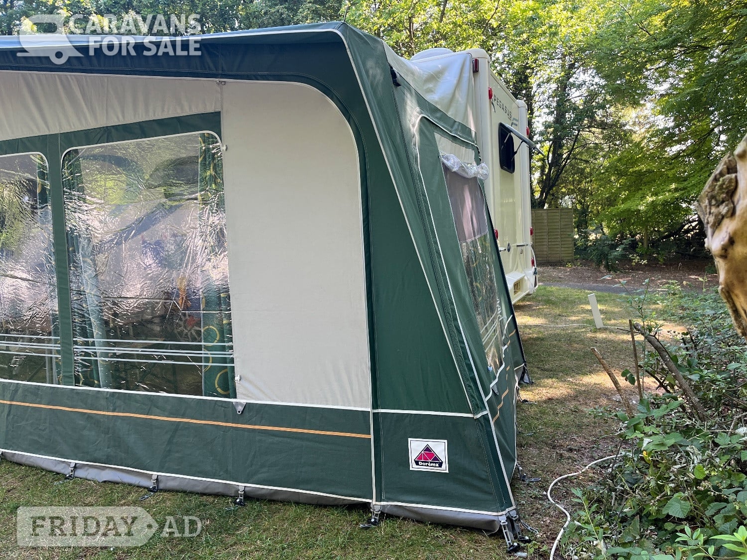 Dorema Daytona awning size 16 with IXL fibreglass poles -  in Bishop's Stortford