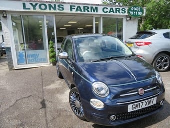 2017 FIAT 500 1.2 Riva Hatchback 3dr Petrol Dualogic Euro 6 (s/s) (69 bhp) Automatic *VERY RARE SPECIAL EDITION* POLTRONA FRAU IVORY LEATHER + MAPLE