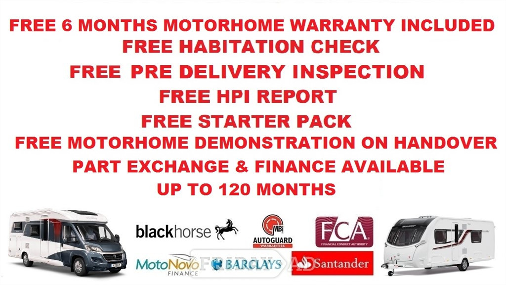 Swift Rio 325 AUTO 2 BERTH 4 TRAVEL SEATS MOTORHOME Haywards Heath