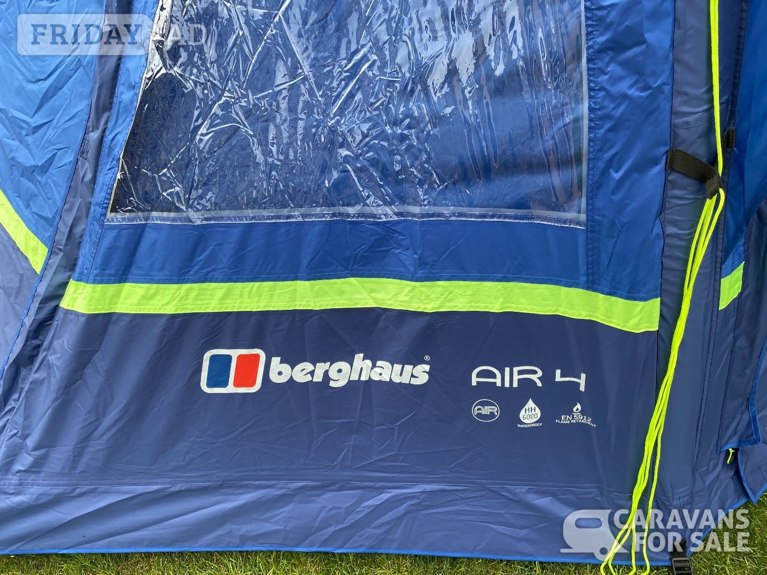 BERGHAUS AIR TENT SLEEPS 4 Excellent condition with footprint mat in Swindon