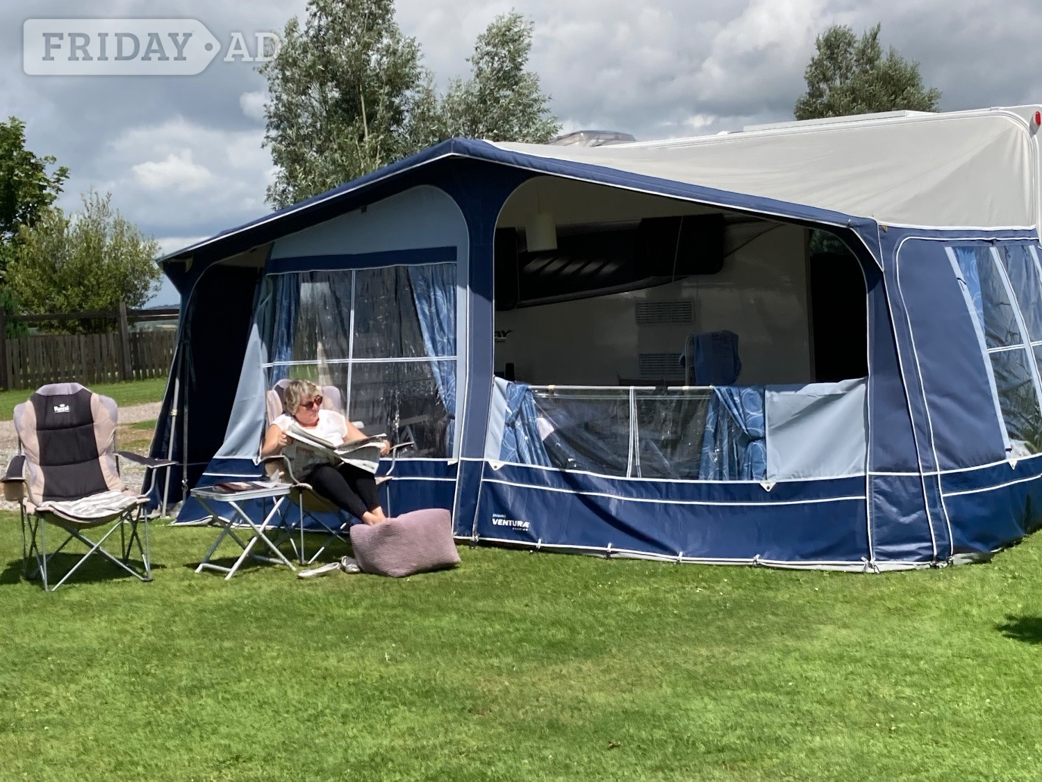 Isabella Ventura Atlantic Size 13 Full Awning, Fibre Glass poles in Solihull
