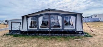 Camptech Buckingham DL Size 14 3m Deep Awning &amp; Matching Annexe