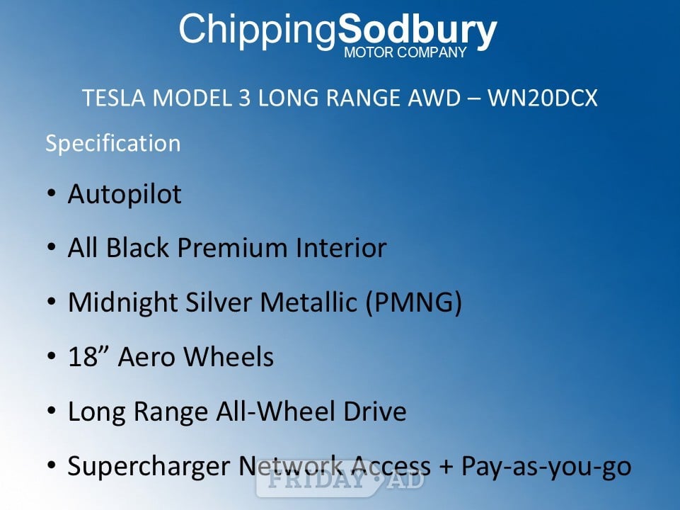 Tesla Model 3 2020 - Cars