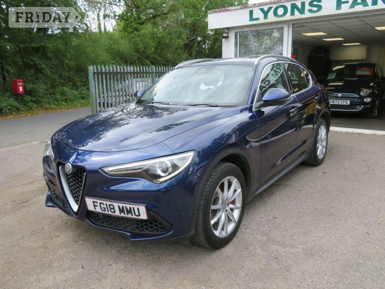 2018 Alfa Romeo STELVIO 2.0T Speciale SUV 5dr Petrol Automatic Q4 All Wheel Drive Euro 6 (s/s) (280 ps) REAR BACK-UP CAMERA + FULL LEATHER - Cars in Horsham