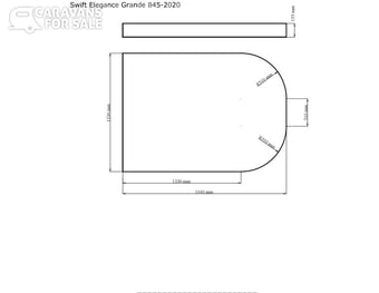 Caravan Duvalay Custom Comfort Topper to fit Swift Caravan