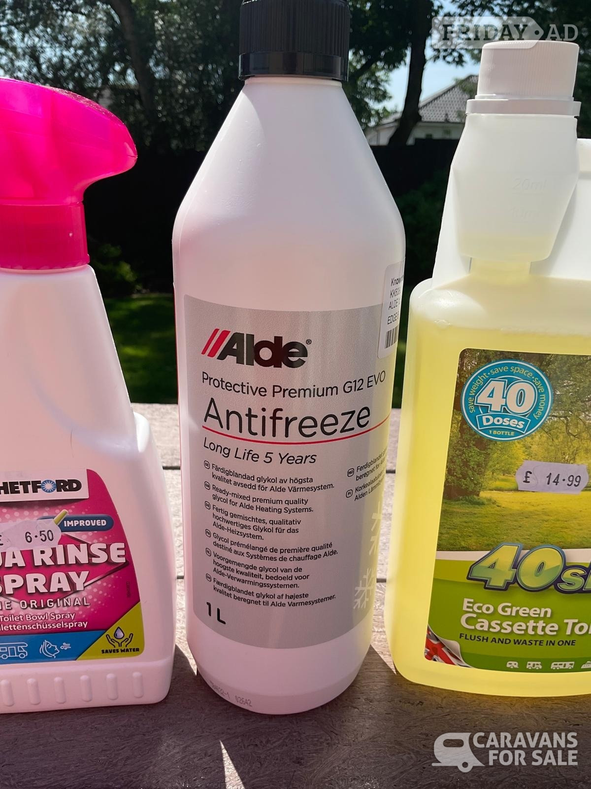 Milngavie Thetford etc cleaning fluid bundle