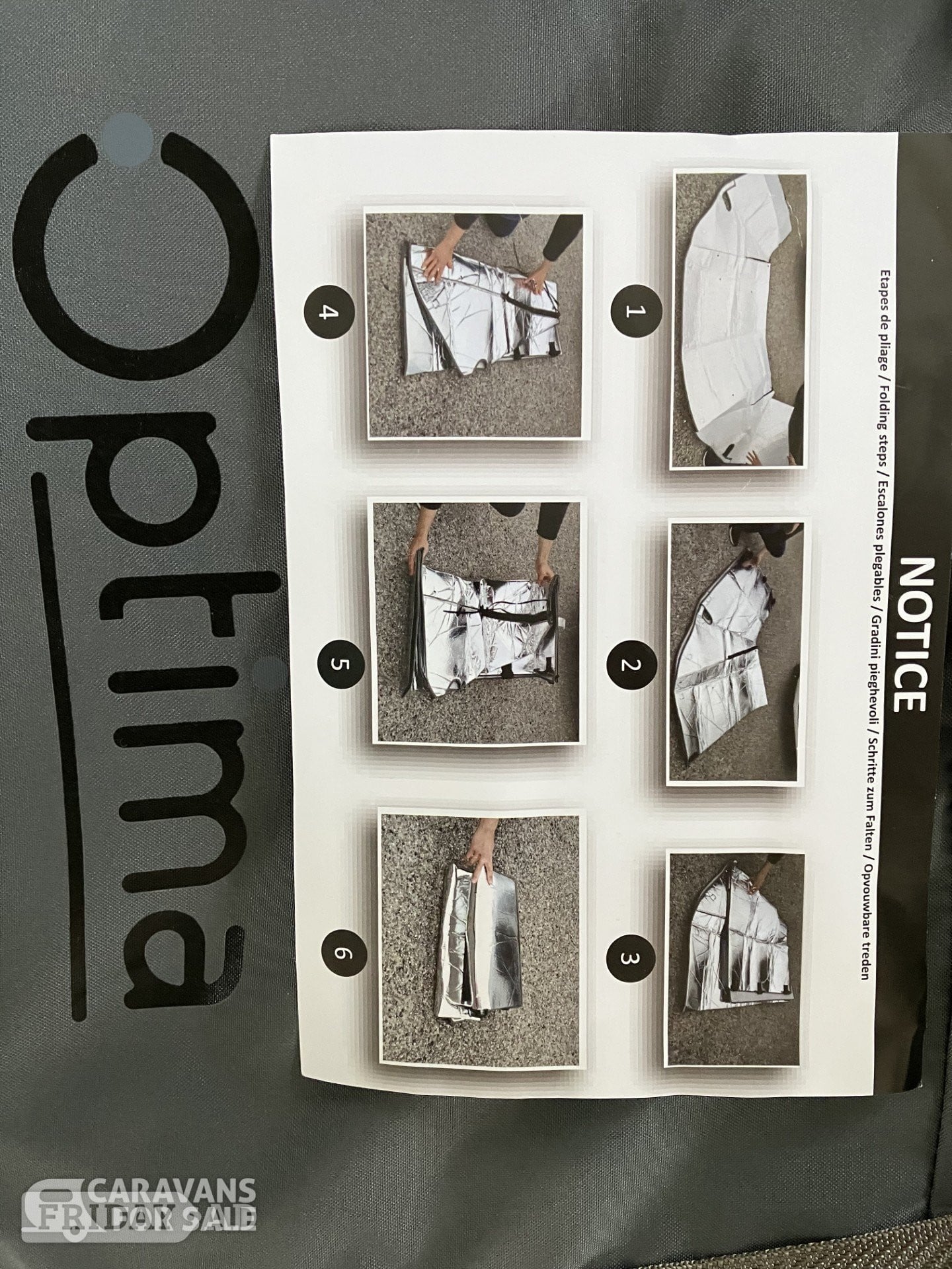 Thermal front windscreen cover Ford Transit Custom Hi Top 