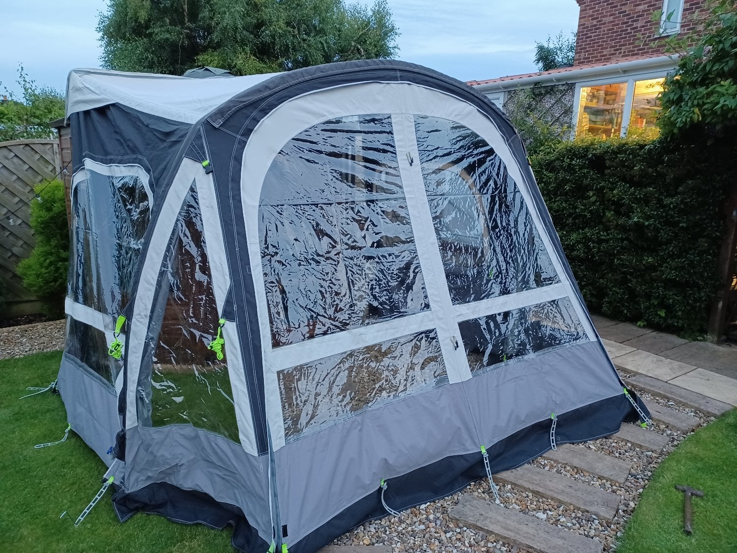 Kampa Fiesta AIR Pro 280 with Annex, Canopy, Rear Poles, Carpet. 