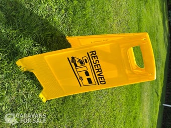 Motorhome Pitch Reservation Sign