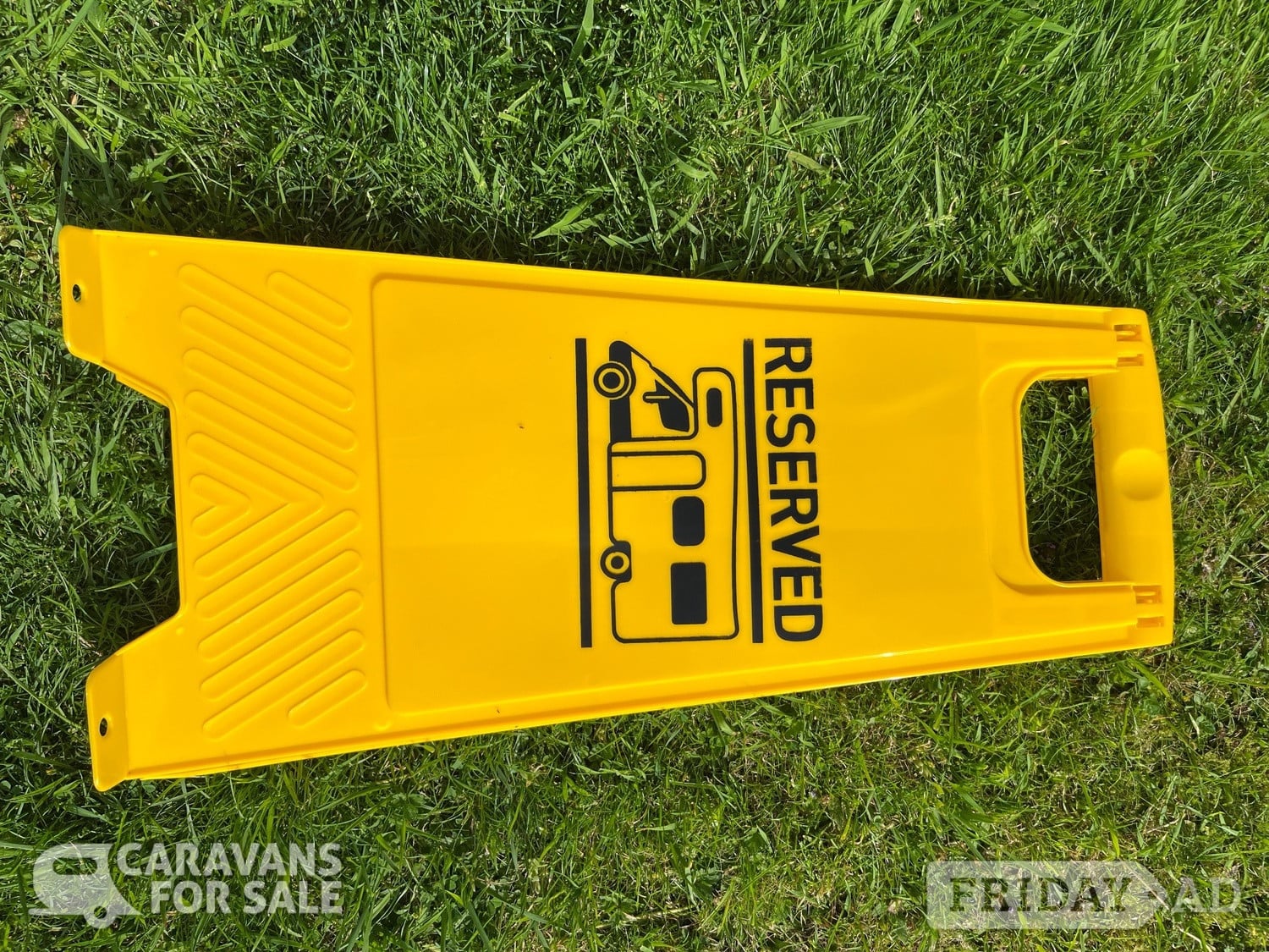 Motorhome Pitch Reservation Sign