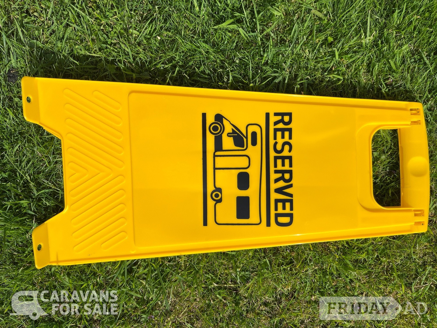 Milngavie Motorhome Pitch Reservation Sign
