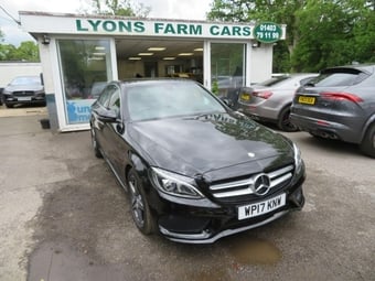 2017 Mercedes-Benz C-CLASS 2.1 C220d AMG Line (Premium) Saloon 4dr Diesel G-Tronic+ 4MATIC Euro 6 (s/s) (170 ps) Automatic PANORAMIC SUNROOF + 360 CAMERA