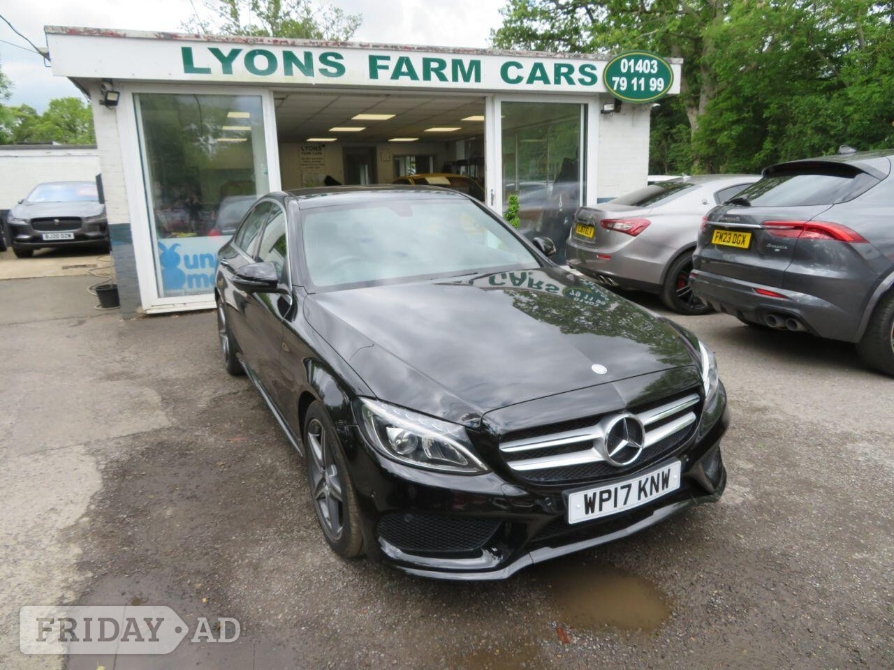 2017 Mercedes-Benz C-CLASS 2.1 C220d AMG Line (Premium) Saloon 4dr Diesel G-Tronic+ 4MATIC Euro 6 (s/s) (170 ps) Automatic PANORAMIC SUNROOF + 360 CAMERA in Horsham