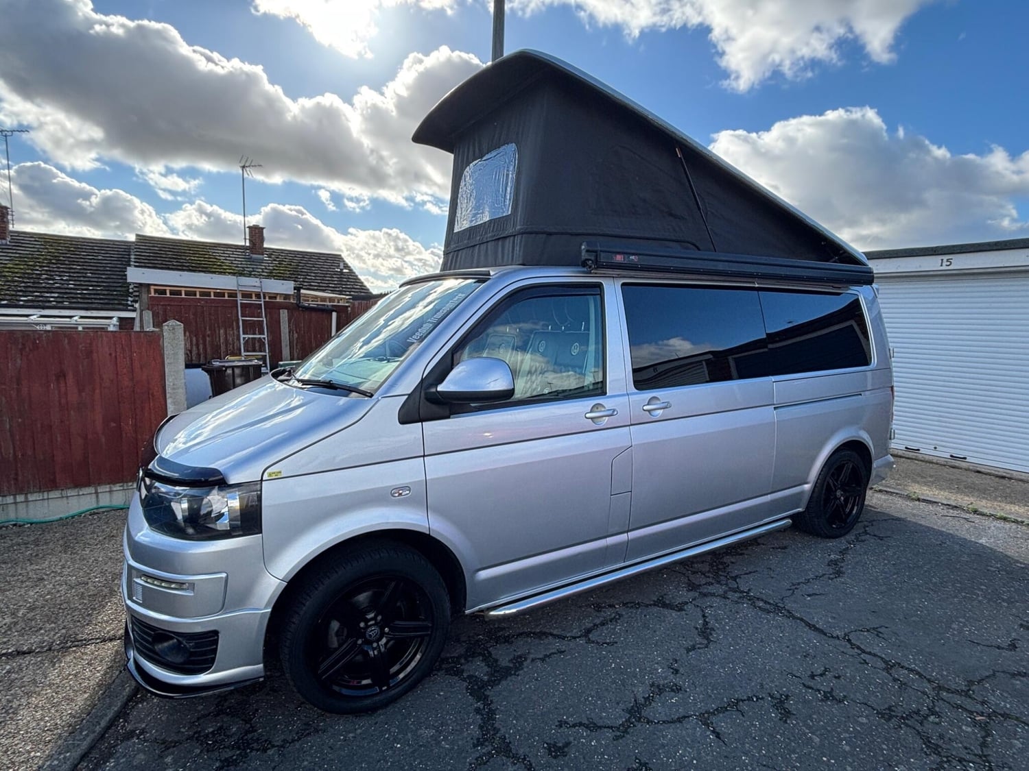 Volkswagen T5.1 Campervan LWB T30 With Electric Rock and Roll bed Long Melford