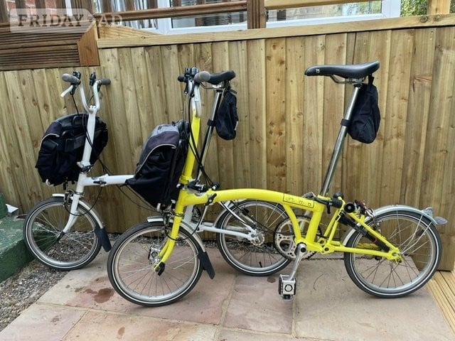 Two Brompton folding bikes for sale in Frodsham