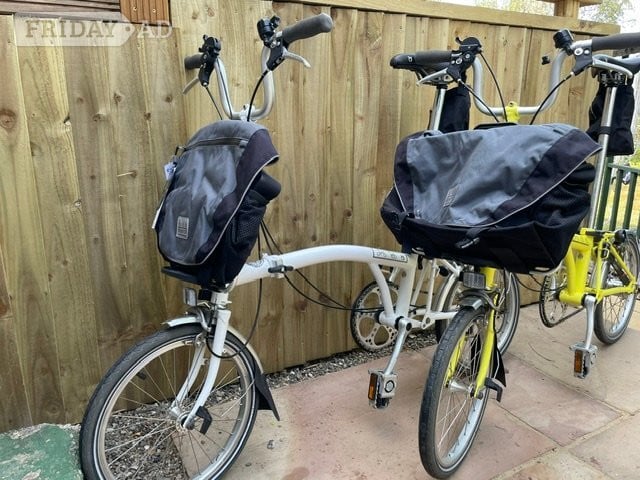 Frodsham Two Brompton folding bikes for sale