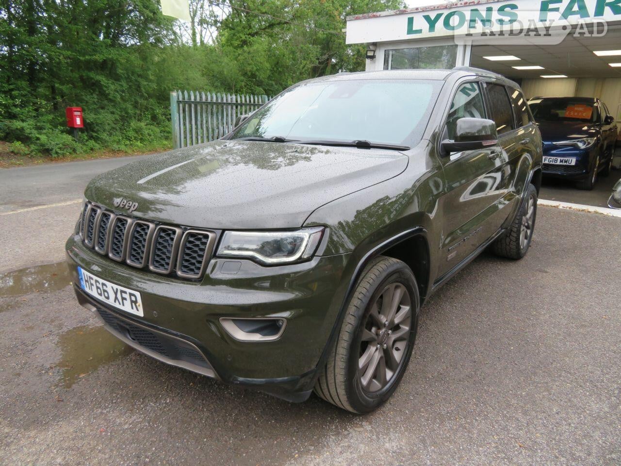 2016 Jeep GRAND CHEROKEE 3.0L CRD 75TH ANNIVERSARY 5d  AUTOMATIC 247 BHP FOUR WHEEL DRIVE - Cars