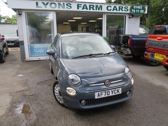 2020 FIAT 500 1.0 MHEV Lounge Hatchback 3dr Petrol Manual Euro 6 (s/s) (70 bhp) 7" APPLE CARPLAY / ANDROID + PANO