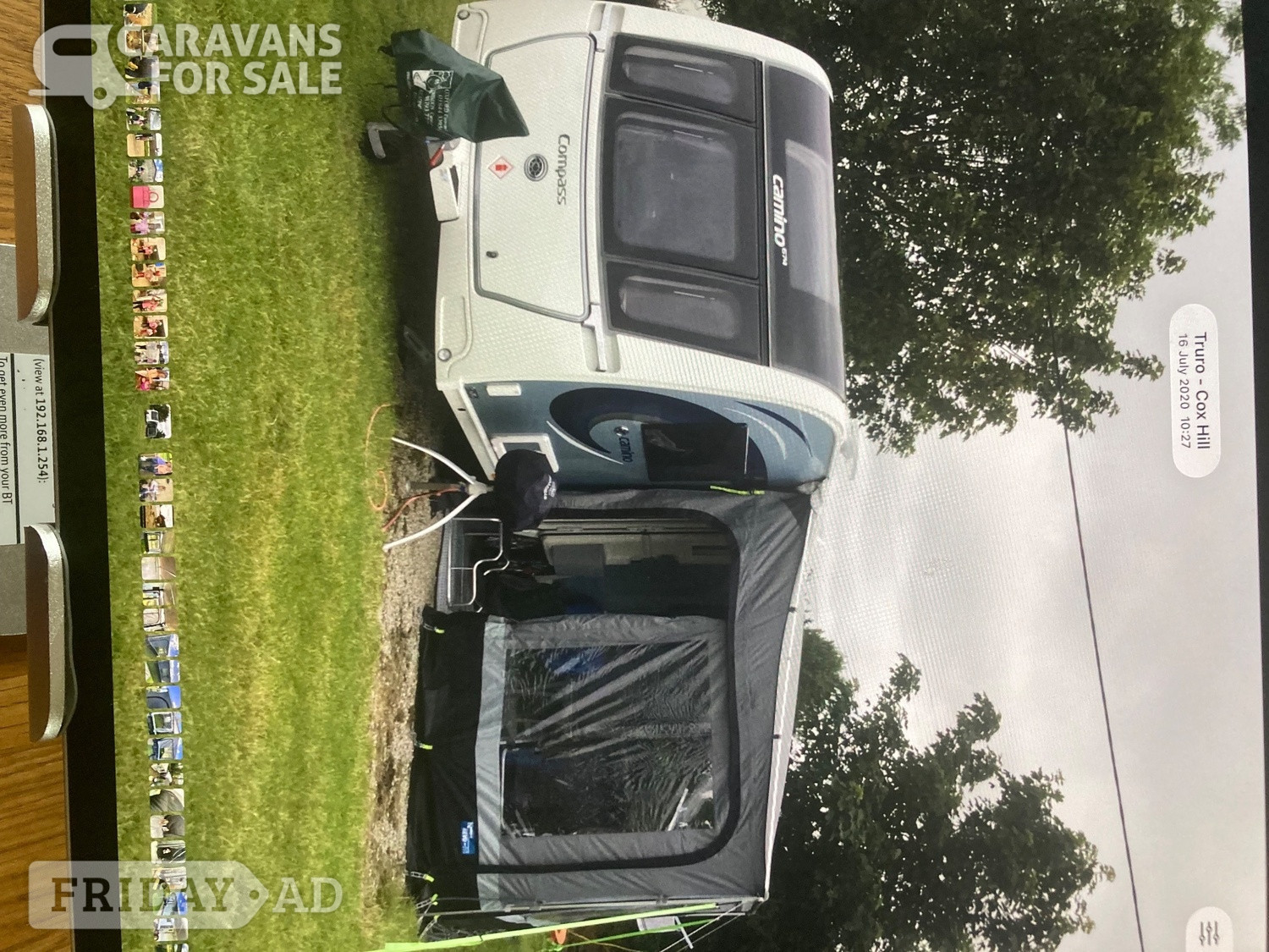 Kampa Reevo awning and privacy room in Pinner