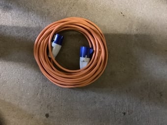 Two E.H.U cables with plugs £15.0 each 