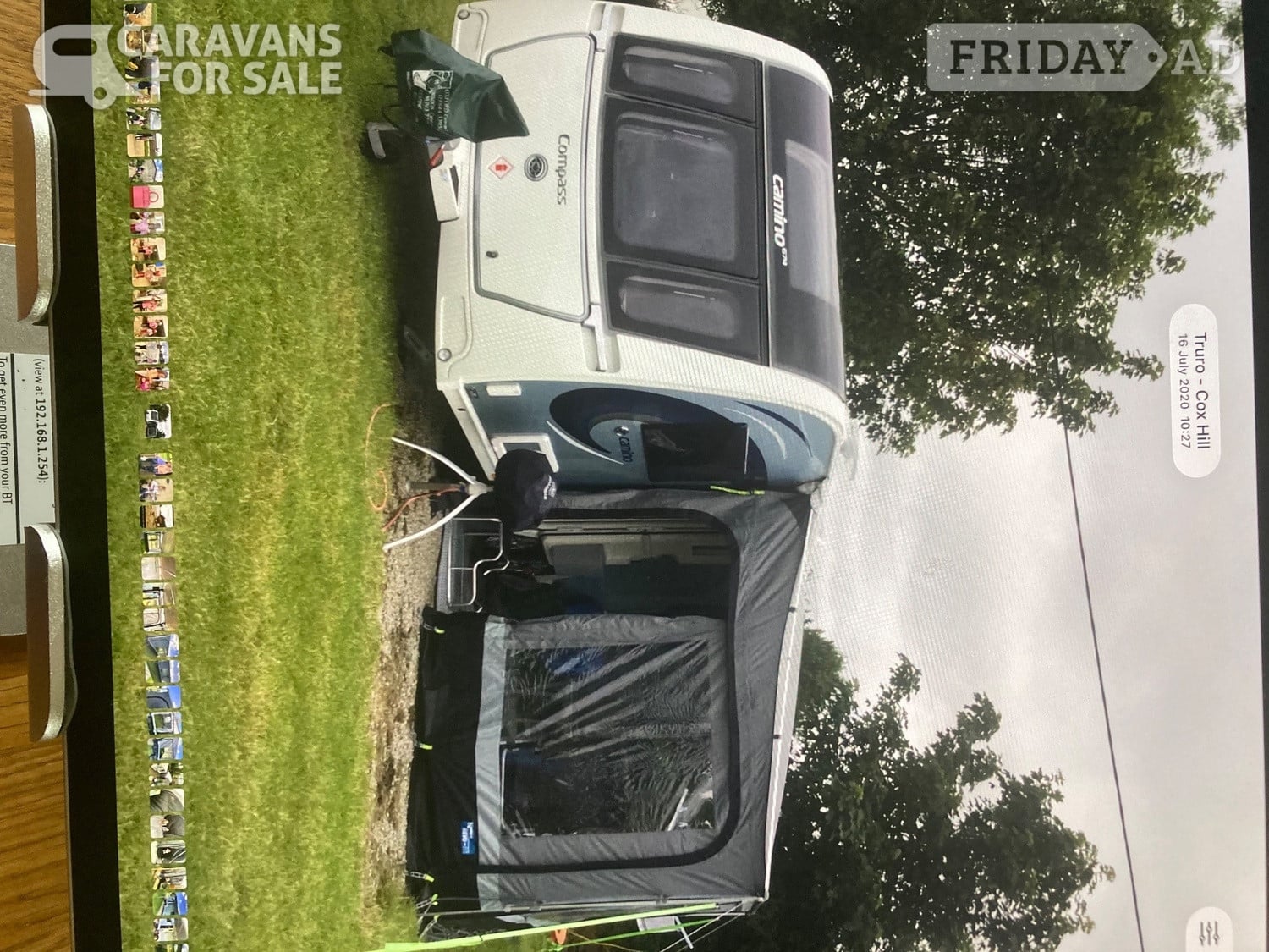 Kampa Reevo awning and privacy room in Pinner