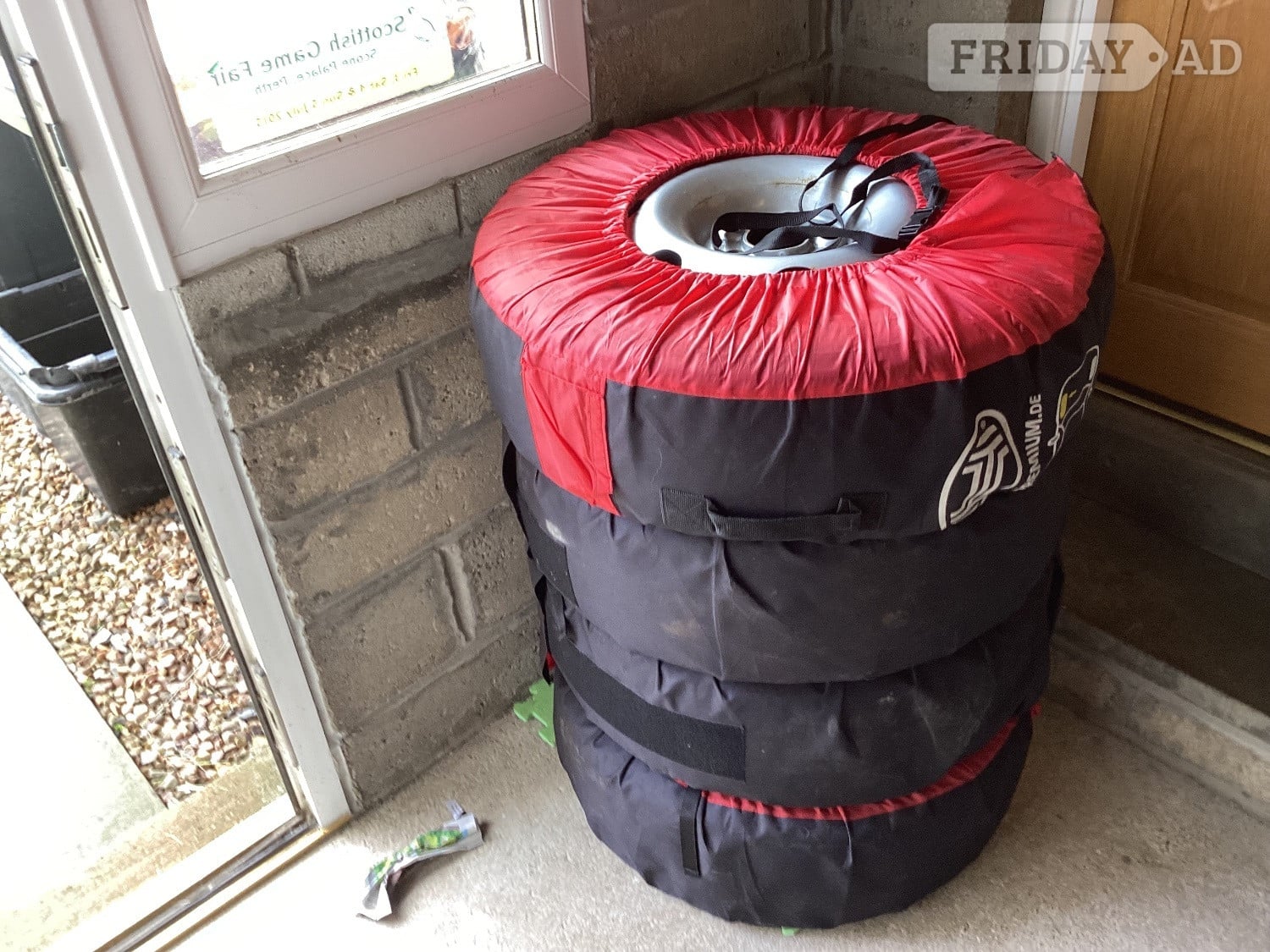 4 steel wheels, All season Tyres,VW centre caps &amp; storage covers in Aberdeen