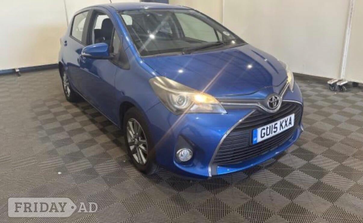 2015 Toyota Yaris 1.33 Dual VVT-i Icon Euro 5 5dr Euro 5 in Lewes