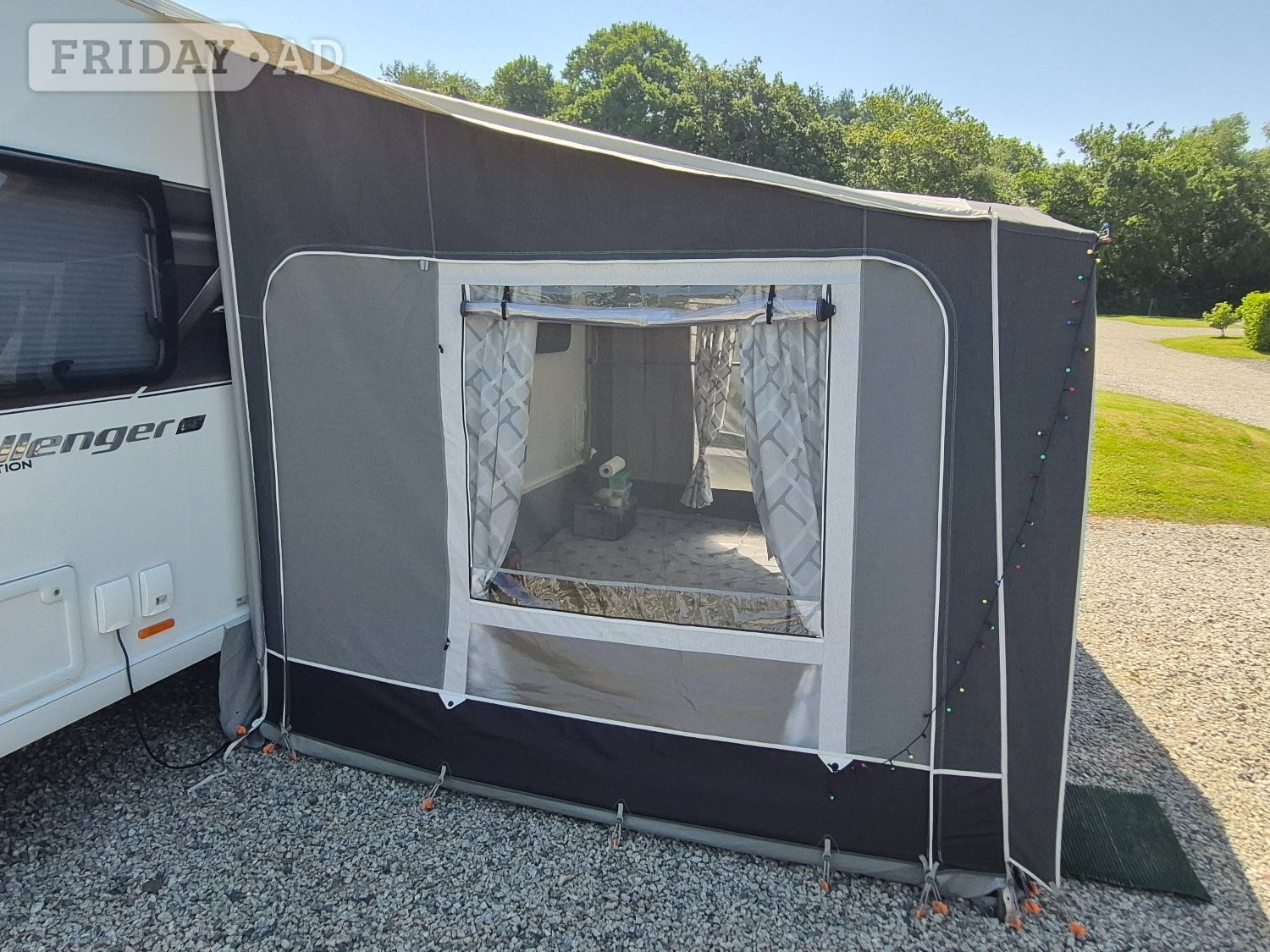 Tewkesbury Isabella Awning–Magnum Silver 400 x 250 Carbon X Fibreglass poles