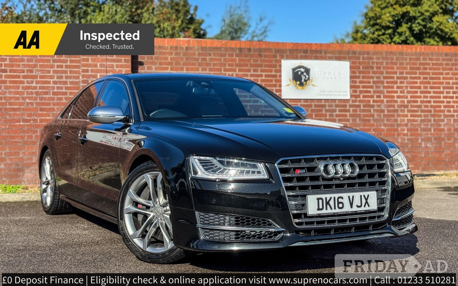 Audi S8 2016 in Ashford
