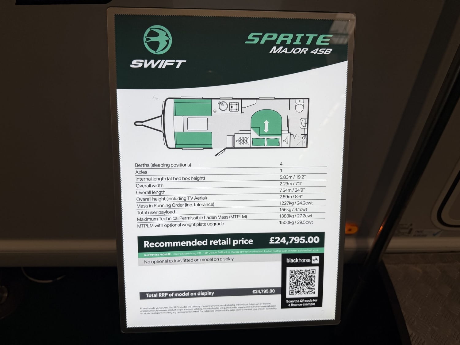Swift Sprite Major 4 SB 2027 - Motorhomes & Caravans in Cheadle
