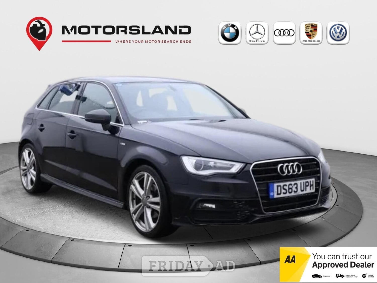 Audi A3 2014 in Ashford
