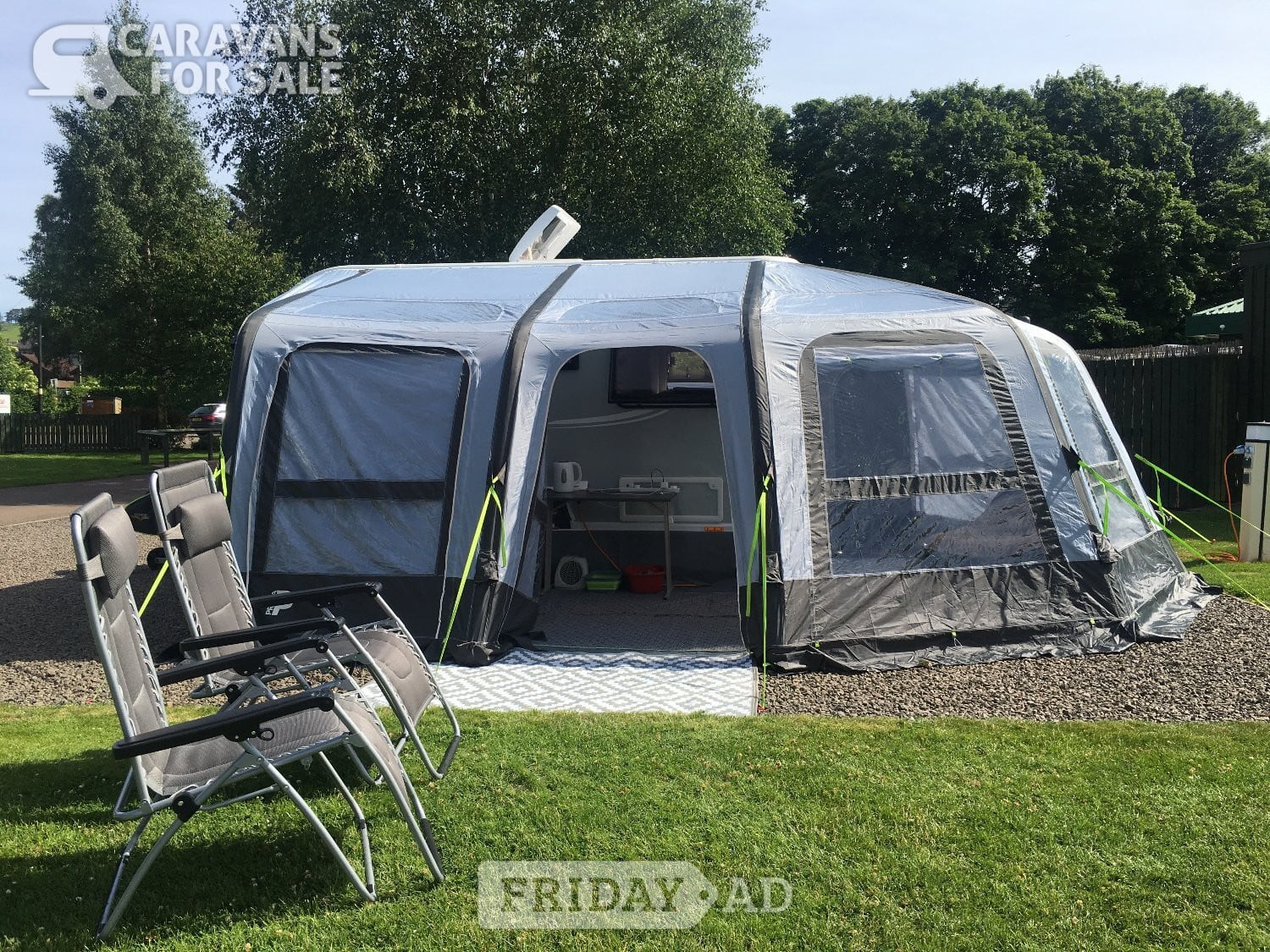 Bespoke Prima Air Awning for Bailey Discovery D4-3 (with extras)
