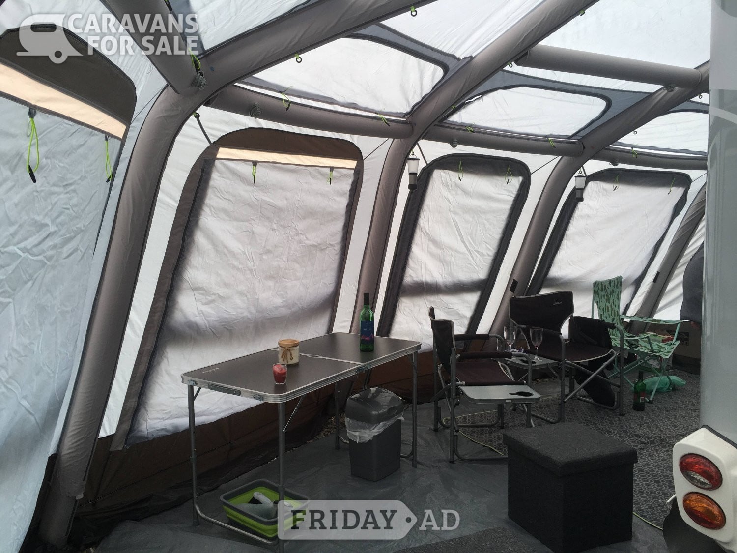 Bespoke Prima Air Awning for Bailey Discovery D4-3 (with extras) - 