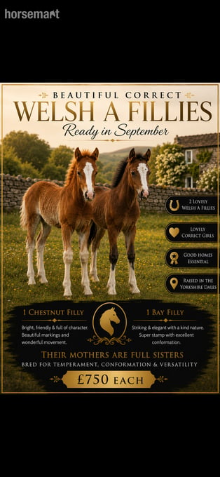"Bambi &amp; clover " Chestnut Roan Filly Mountain & Moorland Pony